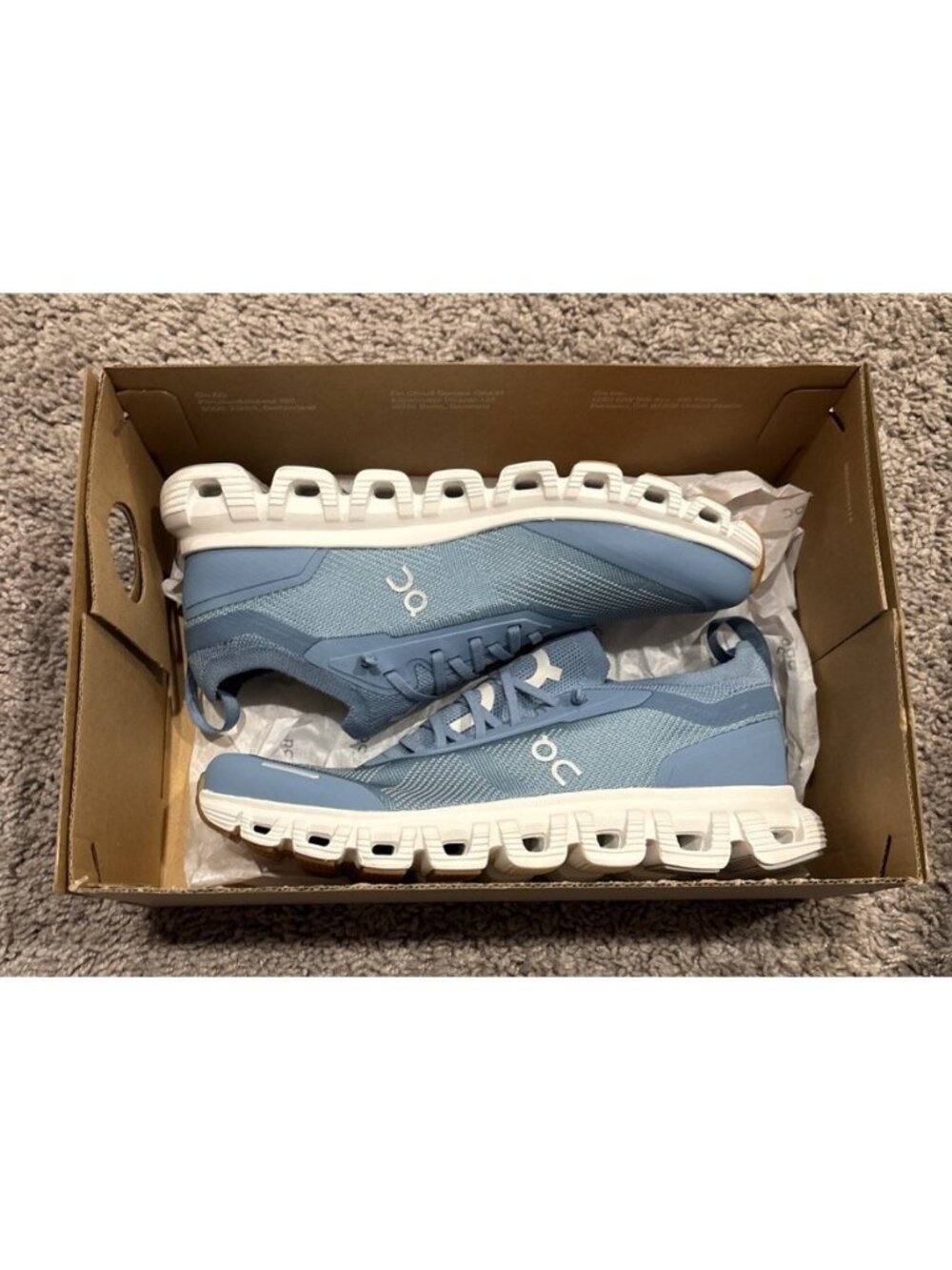 Sz 6.5 ON Cloud 6 Versa Women's Running Shoes Sneakers Dust/White 3WF10030906